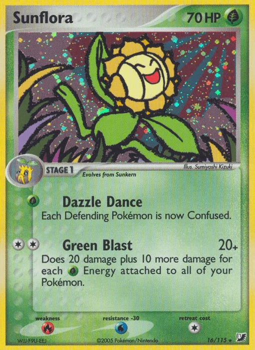 Sunflora (16/115) [EX: Unseen Forces] - for just $7.55! 