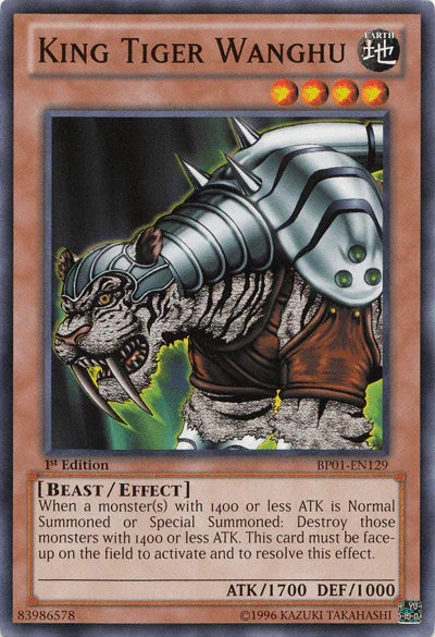 King Tiger Wanghu [BP01-EN129] Common - for just $0.75! 