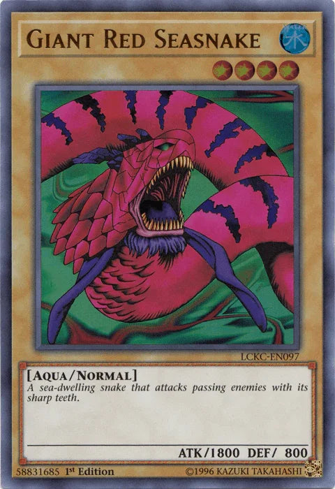 Giant Red Seasnake [LCKC-EN097] Ultra Rare - for just $0.20! 