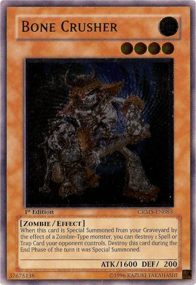 Bone Crusher [CRMS-EN083] Ultimate Rare - for just $4.80! 