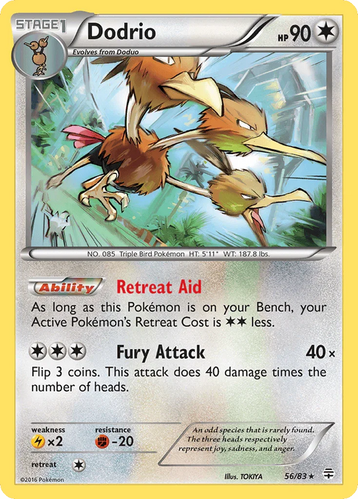 Dodrio (56/83) [XY: Generations] - for just $0.15! 