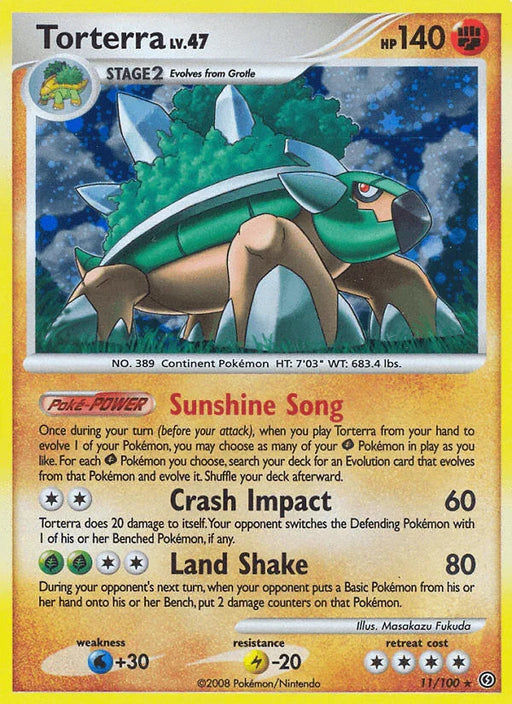 Torterra (11/100) [Diamond & Pearl: Stormfront] - for just $5.30! 