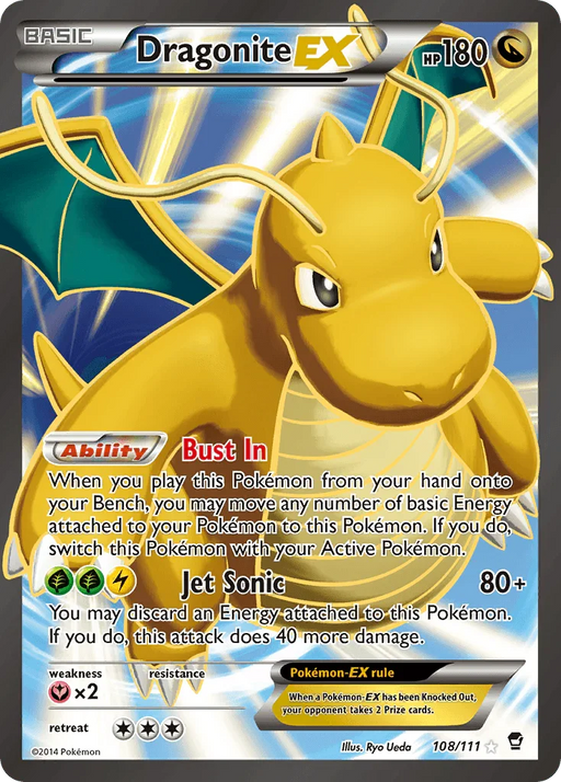 Dragonite EX (108/111) [XY: Furious Fists] - for just $52.70! 