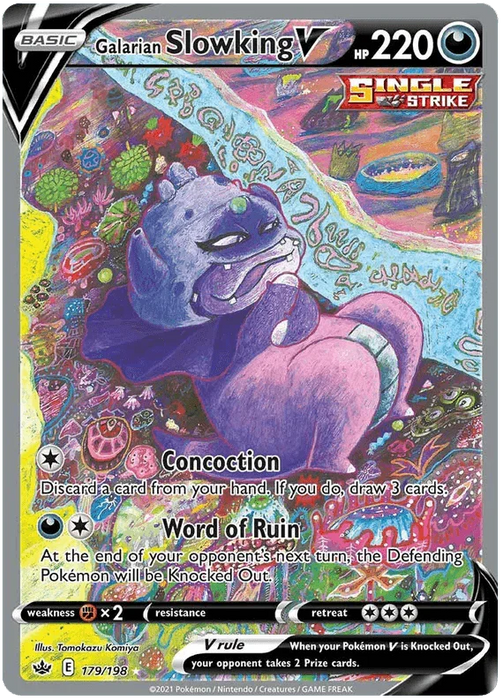 Galarian Slowking V (179/198) [Sword & Shield: Chilling Reign] - for just $33.75! 