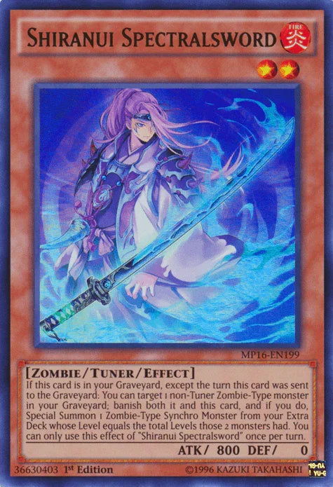 Shiranui Spectralsword [MP16-EN199] Ultra Rare - for just $0.15! 