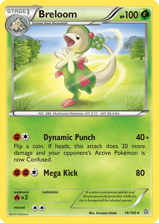 Breloom (16/160) [XY: Primal Clash] - for just $0.15! 