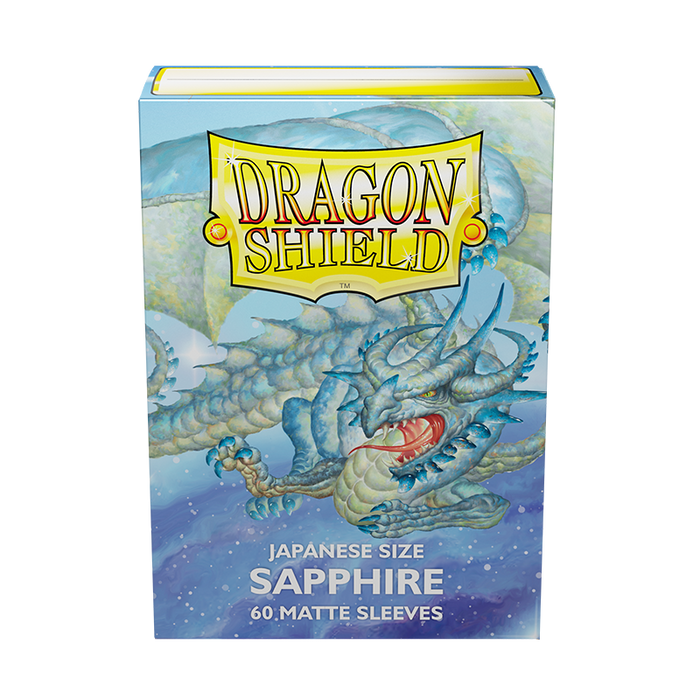 Dragon Shield: Japanese Size 60ct Sleeves - Sapphire (Matte) - Just $0! Shop now at Retro Gaming of Denver