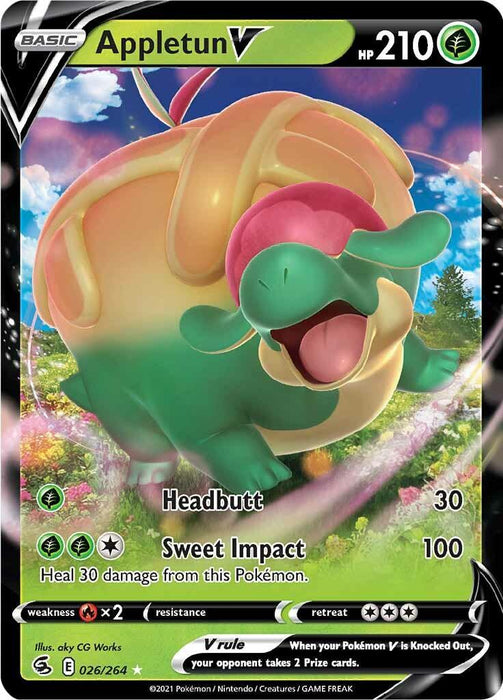 Appletun V (026/264) [Sword & Shield: Fusion Strike] - for just $0.35! 