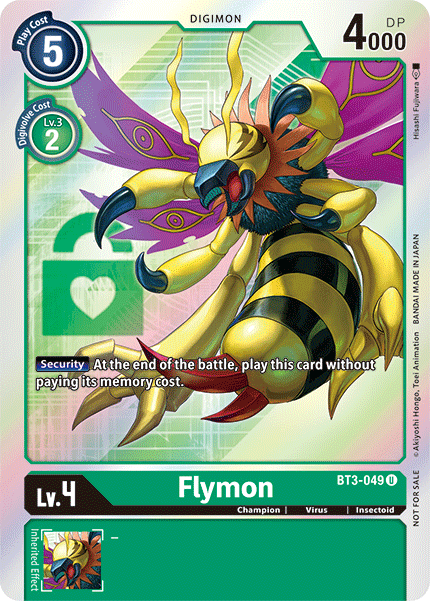 Flymon [BT3-049] (Buy-A-Box Promo) [Release Special Booster Ver.1.5 Promos] - Just $0.09! Shop now at Retro Gaming of Denver