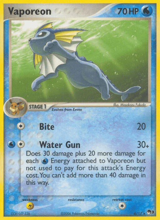 Vaporeon (6/17) [POP Series 3] - for just $11.70! 