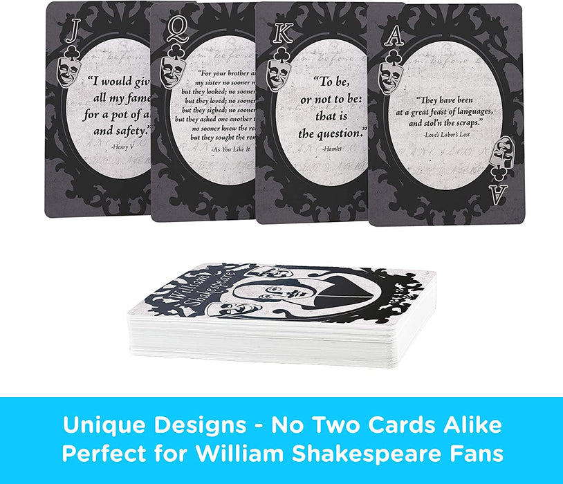 Aquarius Playing Cards: Shakespeare Quotes - for just $6.99! 