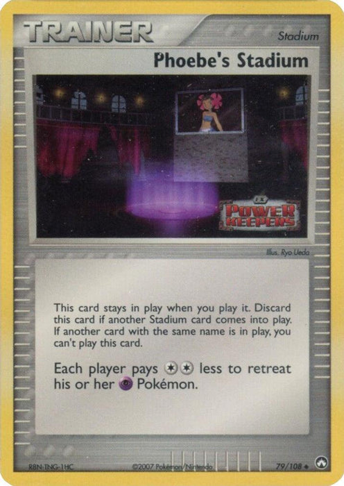 Phoebe's Stadium (79/108) (Stamped) [EX: Power Keepers] - for just $1.80! 