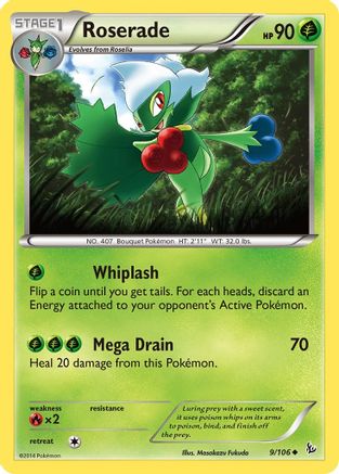 Roserade 009/106 - XY  Flashfire - for just $0.05! 