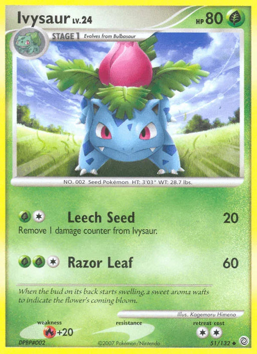 Ivysaur (51/132) [Diamond & Pearl: Secret Wonders] - for just $0.75! 