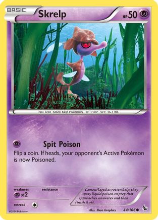 Skrelp 044/106 - XY  Flashfire - for just $0.10! 