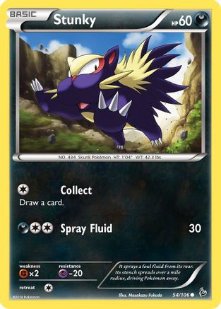 Stunky 054/106 - XY  Flashfire - for just $0.05! 