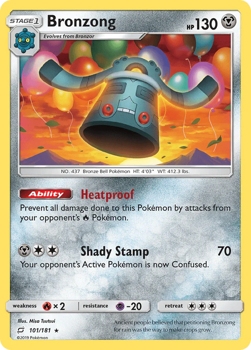 Bronzong (101/181) [Sun & Moon: Team Up] - for just $0.15! 