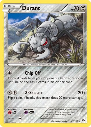 Durant 061/106 - XY  Flashfire - for just $0.19! 