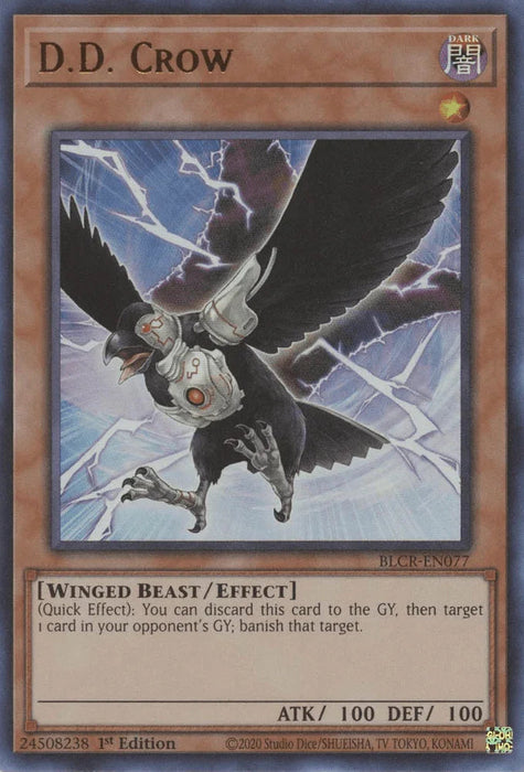 D.D. Crow [BLCR-EN077] Ultra Rare - for just $0.65! 