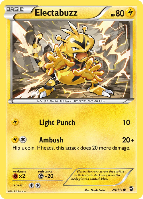 Electabuzz (29/111) [XY: Furious Fists] - for just $0.10! 