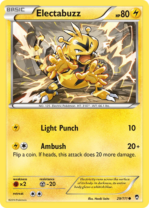 Electabuzz (29/111) [XY: Furious Fists] - for just $0.10! 