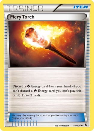 Fiery Torch 089/106 - XY  Flashfire - for just $0.10! 