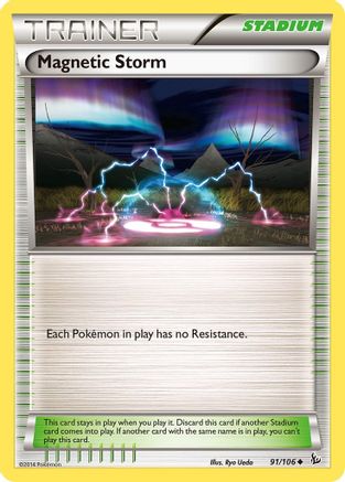 Magnetic Storm 091/106 - XY  Flashfire Reverse Holofoil - for just $0.15! 