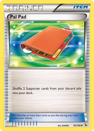 Pal Pad 092/106 - XY  Flashfire - for just $0.30! 