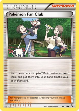 Pokemon Fan Club 094/106 - XY  Flashfire Reverse Holofoil - for just $0.20! 