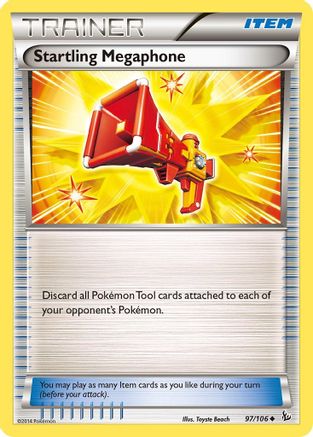 Startling Megaphone 097/106 - XY  Flashfire Reverse Holofoil - for just $0.25! 