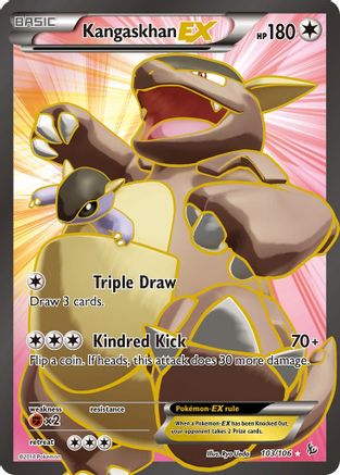 Kangaskhan EX (Full Art) 103/106 - XY  Flashfire Holofoil - for just $6.33! 