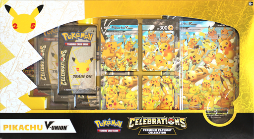 Celebrations: 25th Anniversary - Premium Playmat Collection (Pikachu V-Union) - Just $54.95! Shop now at Retro Gaming of Denver