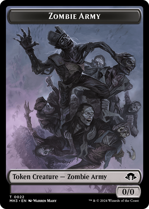 Phyrexian Germ // Zombie Army Double-Sided Token [Modern Horizons 3 Tokens] - Just $0.10! Shop now at Retro Gaming of Denver