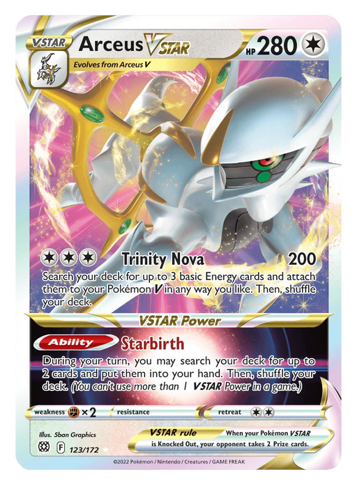 Arceus VSTAR (123/172) (Jumbo Card) [Sword & Shield: Brilliant Stars] - for just $5.05! 