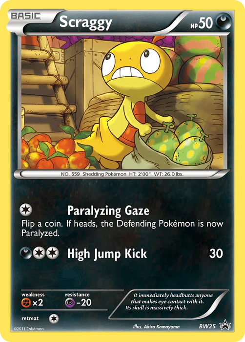 Scraggy (BW25) [Black & White: Black Star Promos] - for just $2.05! 