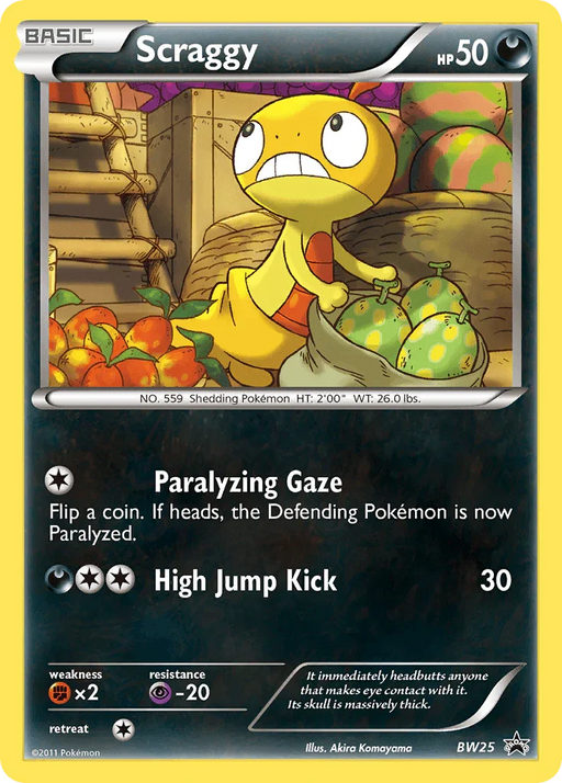 Scraggy (BW25) [Black & White: Black Star Promos] - for just $2.30! 