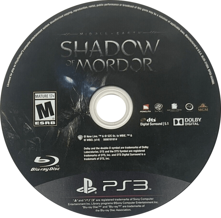 Middle-Earth: Shadow of Mordor – PlayStation 3 (PS3) - for just $6.99! 