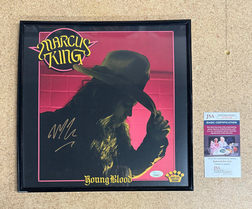 Singer Songwriter Marcus King Signed & Framed “Young Blood” Vinyl With JSA COA - for just $175! 