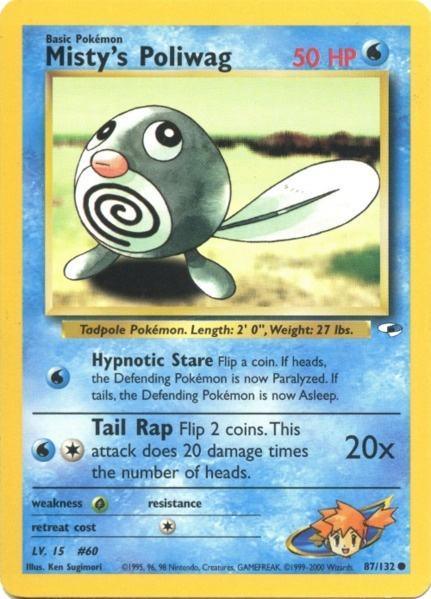 Misty's Poliwag (87/132) [Gym Heroes Unlimited] - for just $0.40! 