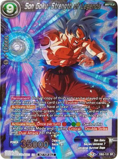 Son Goku, Strength of Legends (Player's Choice) (DB2-131) [Promotion Cards] - for just $0.65! 