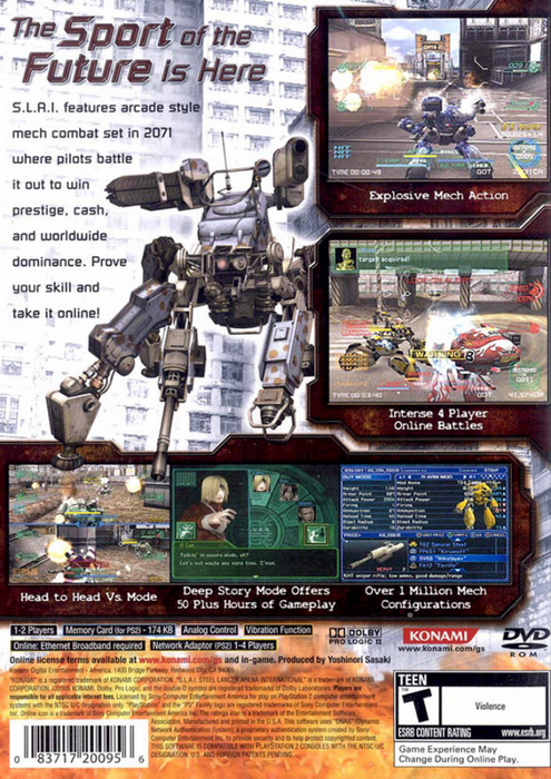 S.L.A.I.: Steel Lancer Arena International – PlayStation 2 (PS2) - for just $0! 