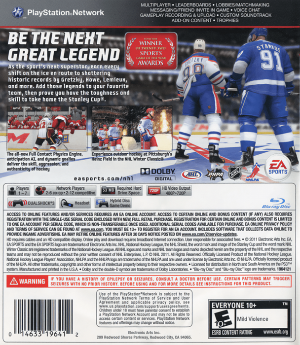 NHL 12 – PlayStation 3 (PS3) - for just $3.99! 