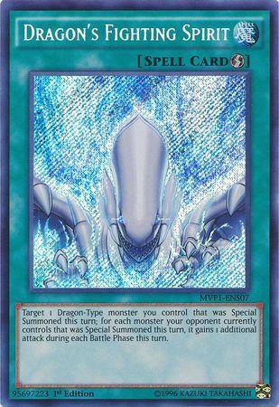 Dragon's Fighting Spirit [MVP1-ENS07] Secret Rare - for just $0.15! 