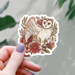 Floral Owl Animal Sticker - 3" - for just $3.50! 