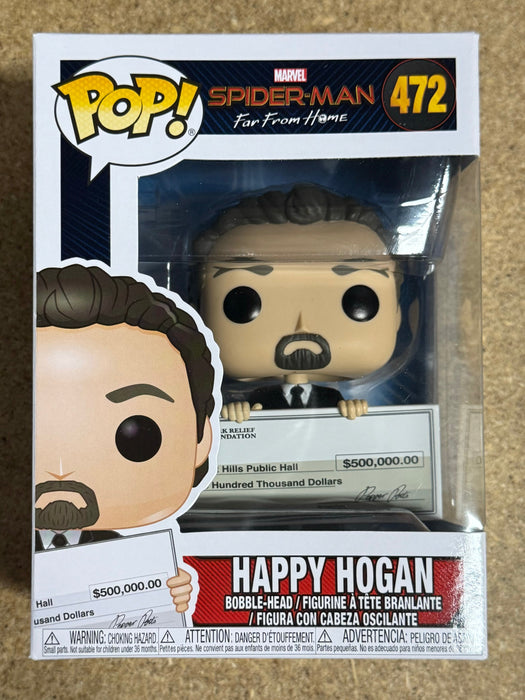 Funko Pop! Marvel Happy Hogan #472 Spider-Man: Far From Home 2019 Vaulted - for just $8! 