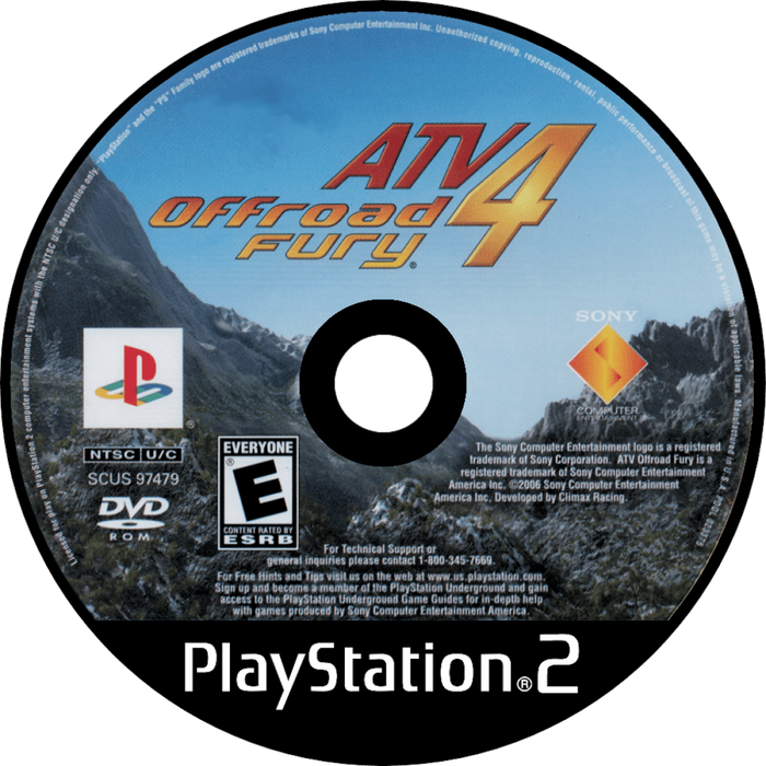 ATV Offroad Fury 4 – PlayStation 2 (PS2) - for just $4.99! 