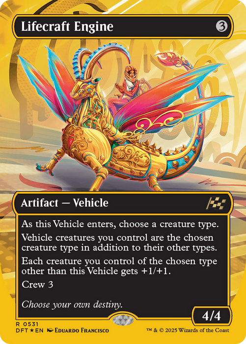 Lifecraft Engine (DFT-531) - Aetherdrift (Borderless) Foil - for just $1.19! 