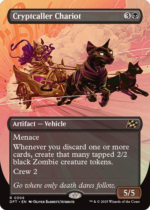 Cryptcaller Chariot (DFT-306) - Aetherdrift (Borderless) - for just $0.20! 