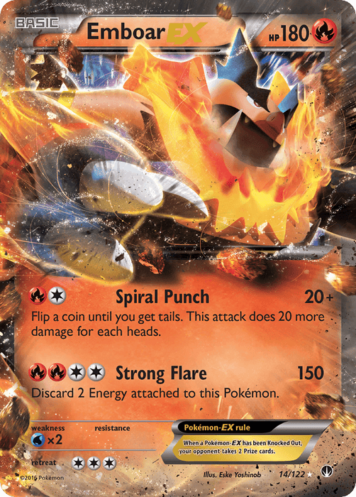 Emboar EX (14/122) [XY: BREAKpoint] - for just $1! 
