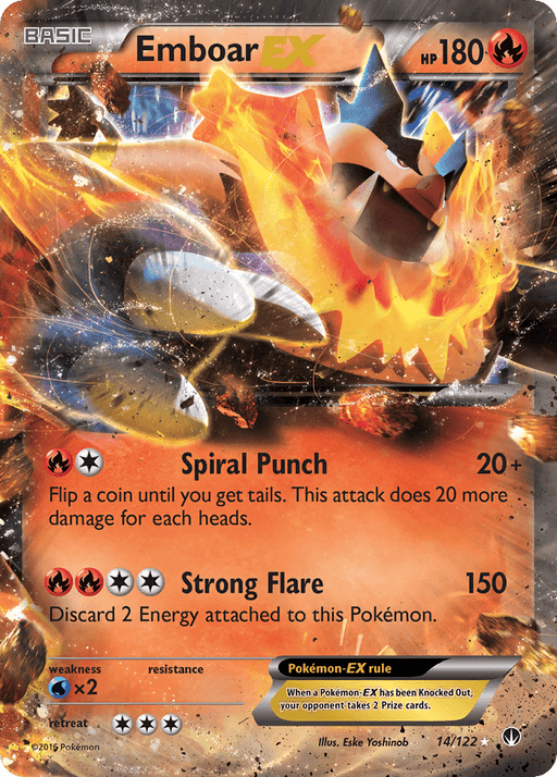 Emboar EX (14/122) [XY: BREAKpoint] - for just $1! 